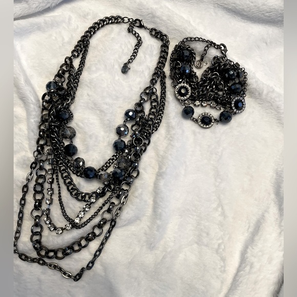 Vera Wang multi stand necklace & bracelet set - Picture 7 of 7